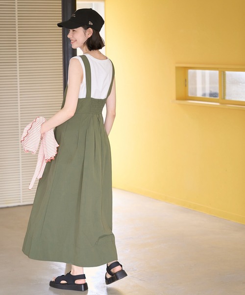 ROPE' PICNIC(ロペピクニック)の「リボンライクワンピース(ワンピース・レディース・ブラック/カーキ・38)」の17枚目の写真