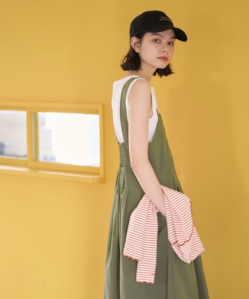 ROPE' PICNIC(ロペピクニック)の「リボンライクワンピース(ワンピース・レディース・ブラック/カーキ・38)」の18枚目の写真