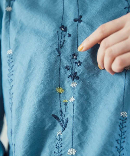 サニークラウズ 野の花ストライプトップス〈レディース〉（その他トップス）｜Sunny clouds（サニークラウズ）