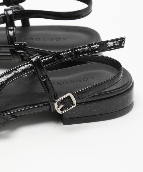 PAGEBOY（ページボーイ）の「スタッズベルトミュール（パンプス・レディース・ブラック/シルバー/シルバー系その他・MEDIUM/LARGE）」の14枚目の写真