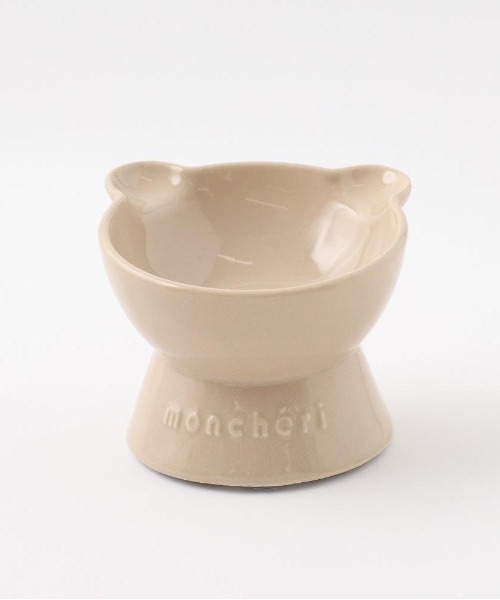 moncheri(モンシェリ)の「くまさんフードボウル【電子レンジ・食洗器可能】(その他ペットグッズ・レディース・ベージュ・FREE)」の7枚目の写真