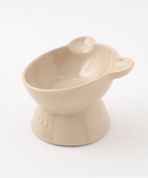 moncheri(モンシェリ)の「くまさんフードボウル【電子レンジ・食洗器可能】(その他ペットグッズ・レディース・ベージュ・FREE)」の8枚目の写真
