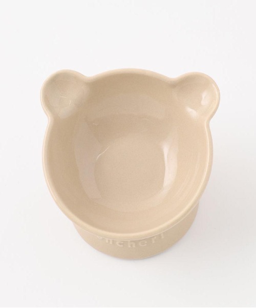 moncheri(モンシェリ)の「くまさんフードボウル【電子レンジ・食洗器可能】(その他ペットグッズ・レディース・ベージュ・FREE)」の9枚目の写真