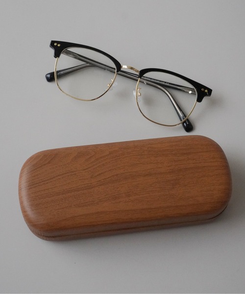 Port（ポート）の「ウッド調 シンプル メガネケース #（メガネ・レディース・ライトブラウン/ブラウン/ダークブラウン・FREE）」の2枚目の写真