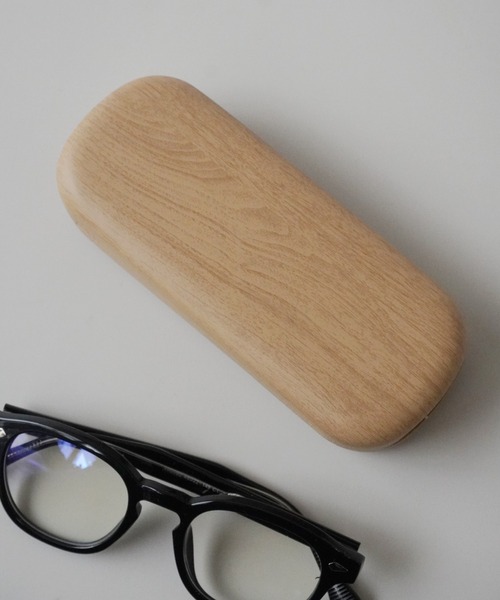 Port（ポート）の「ウッド調 シンプル メガネケース #（メガネ・レディース・ライトブラウン/ブラウン/ダークブラウン・FREE）」の3枚目の写真