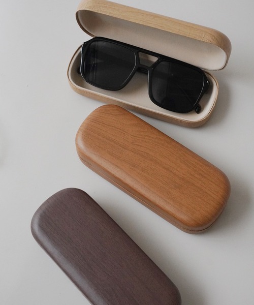 Port（ポート）の「ウッド調 シンプル メガネケース #（メガネ・レディース・ライトブラウン/ブラウン/ダークブラウン・FREE）」の13枚目の写真