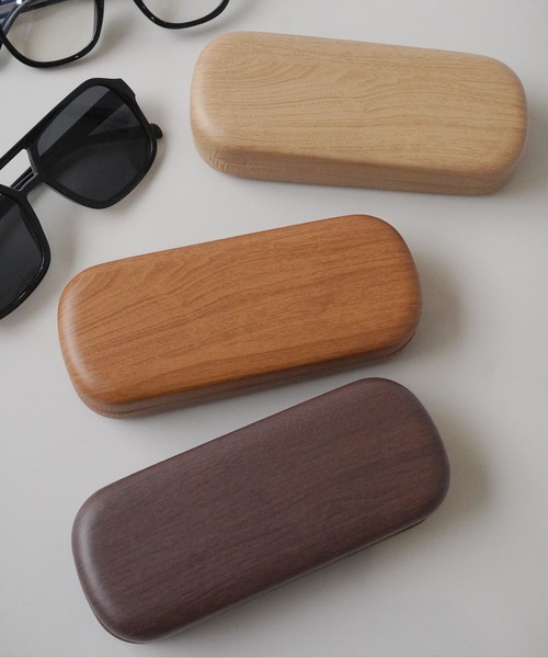Port（ポート）の「ウッド調 シンプル メガネケース #（メガネ・レディース・ライトブラウン/ブラウン/ダークブラウン・FREE）」の9枚目の写真