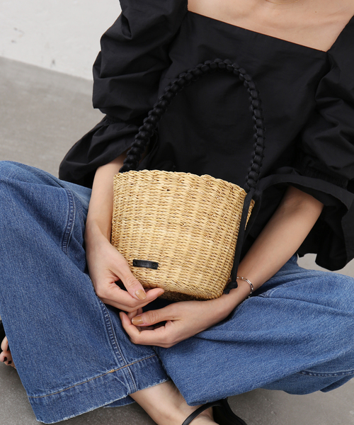 IENA（イエナ）の「【MUUN/ムーニュ 】CHARLOTTE かごバッグ（かごバッグ・レディース・ブラック・FREE）」の7枚目の写真