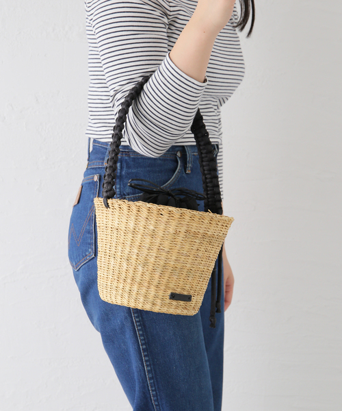 IENA（イエナ）の「【MUUN/ムーニュ 】CHARLOTTE かごバッグ（かごバッグ・レディース・ブラック・FREE）」の6枚目の写真