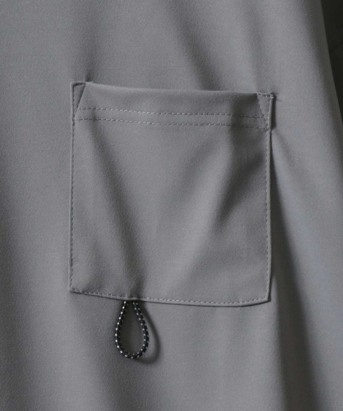 SITRY（シトリー）の「High Twist Function T-shirt/ドライ ストレッチ UVカット ビッグシルエット 半袖Tシャツ セットアップ対応（Tシャツ/カットソー・メンズ・チャコール/ブラック/ライトグレー/ホワイト・LL/L/M）」の16枚目の写真