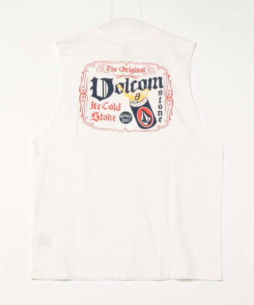 VOLCOM（ボルコム）の「VOLCOM/ボルコム タンクトップ バックプリント A3702400（タンクトップ・メンズ・オフホワイト/ブラック・M/L/XL）」の3枚目の写真