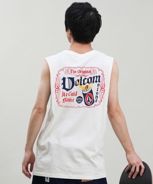 VOLCOM（ボルコム）の「VOLCOM/ボルコム タンクトップ バックプリント A3702400（タンクトップ・メンズ・オフホワイト/ブラック・M/L/XL）」の7枚目の写真