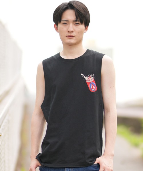 VOLCOM（ボルコム）の「VOLCOM/ボルコム タンクトップ バックプリント A3702400（タンクトップ・メンズ・オフホワイト/ブラック・M/L/XL）」の12枚目の写真