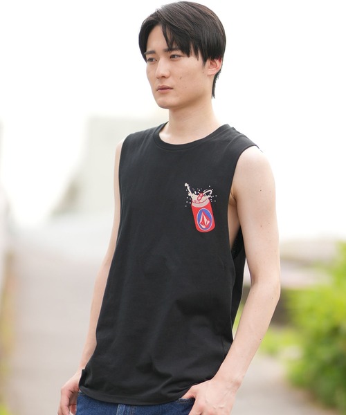 VOLCOM（ボルコム）の「VOLCOM/ボルコム タンクトップ バックプリント A3702400（タンクトップ・メンズ・オフホワイト/ブラック・M/L/XL）」の13枚目の写真