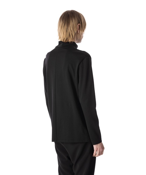 ATTACHMENT（アタッチメント）の「コットンダブルフェイス スリムフィット ハイネックL/S TEE / COTTON DOUBLE FACE SLIM FIT HIGHNECK L/S TEE（Tシャツ/カットソー・メンズ・ダークグレー/ボルドー/ホワイト/オフホワイト/ブラック・3/2/1）」の9枚目の写真