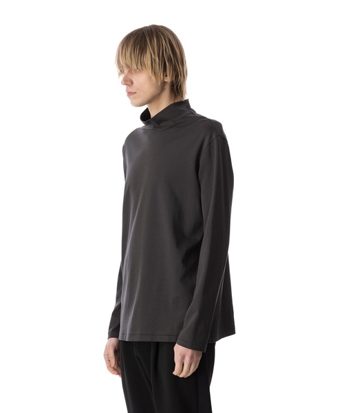 ATTACHMENT（アタッチメント）の「コットンダブルフェイス スリムフィット ハイネックL/S TEE / COTTON DOUBLE FACE SLIM FIT HIGHNECK L/S TEE（Tシャツ/カットソー・メンズ・ダークグレー/ボルドー/ホワイト/オフホワイト/ブラック・3/2/1）」の11枚目の写真