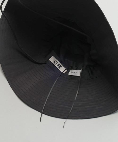 A part by（アパートバイ）の「UVカットサファリハット（ハット・レディース・キャメル/ブラック・FREE）」の4枚目の写真