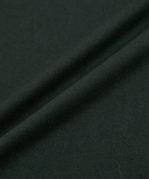 ADAM ET ROPE'(アダムエロペ)の「【REPREVE(R)/リプリーブ】ミニマル ネック スタンダード Tシャツ / 吸水速乾(Tシャツ/カットソー・メンズ・チャコールグレー/ブラック/ホワイト/グリーン系その他2・L/M)」の8枚目の写真