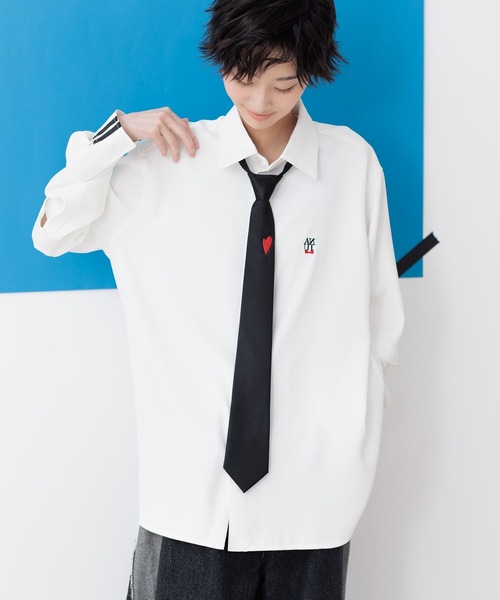 Anui（アニュイ）の「【UNISEX/あやせりんてコラボ】ロゴ２ＷＡＹシャツ（シャツ/ブラウス・レディース・オフホワイト・MEDIUM）」の18枚目の写真