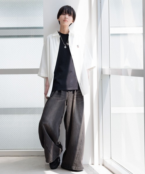 Anui（アニュイ）の「【UNISEX/あやせりんてコラボ】ロゴ２ＷＡＹシャツ（シャツ/ブラウス・レディース・オフホワイト・MEDIUM）」の16枚目の写真