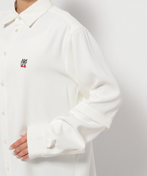 Anui（アニュイ）の「【UNISEX/あやせりんてコラボ】ロゴ２ＷＡＹシャツ（シャツ/ブラウス・レディース・オフホワイト・MEDIUM）」の20枚目の写真