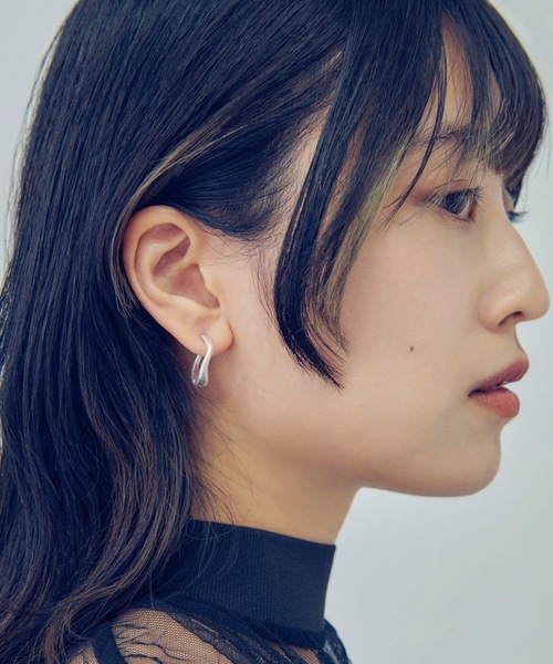 みっちゃん ♦︎14kgfMOPカービングフープイヤリング 柔らかい みっちゃん 様専用♦︎14kgfMOPカービングフープ
