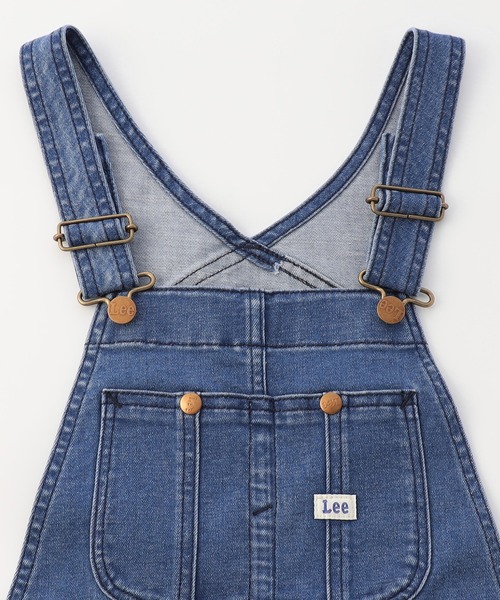 Lee（リー）の「Lee/リー【100cm-150㎝】キッズ ストレッチ オーバーオールショーツ（サロペット/オーバーオール・キッズ・インディゴブルー/ブルー・100/110/120/130/140/150）」の18枚目の写真