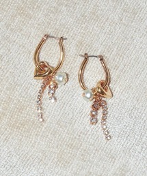 GOLDY（ゴールディ）の「【GOLDY】2WAY ハートキーチャーム ピアス / 1240403（ピアス（両耳用））」