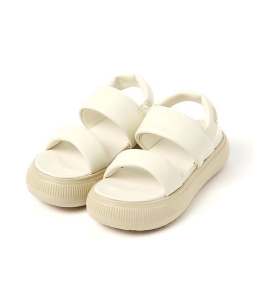 PUMA(プーマ)の「【セレクト】PUMA_マユパフィサンダル(サンダル・レディース・ブラック/オフホワイト・LARGE/MEDIUM)」の2枚目の写真