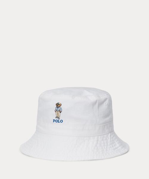 Polo ベア コットン ツイル バケット ハット（ハット）｜POLO RALPH LAUREN CHILDRENSWEAR（ポロ ラルフ ローレン チルドレンズウェア） 8,118円
