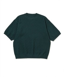  j.n.r.d（ジェー・エヌ・アール・ディー）の「j.n.r.d/メランジジャガードニットTシャツ（Tシャツ/カットソー・メンズ）」