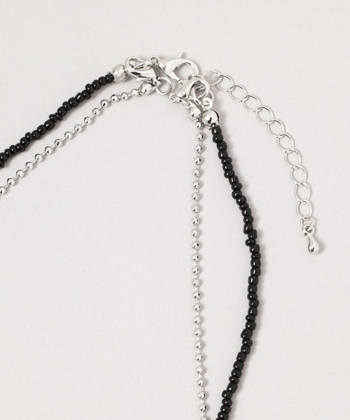 RAGEBLUE（レイジブルー）の「3WAY/セットリボンビーズネックレス（ネックレス・レディース・その他・FREE）」の2枚目の写真