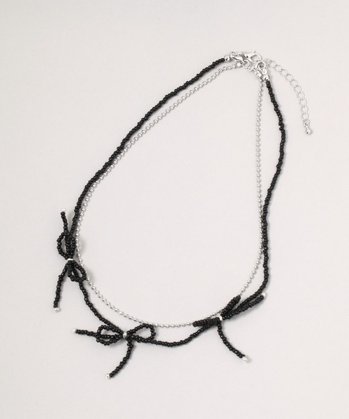 RAGEBLUE（レイジブルー）の「3WAY/セットリボンビーズネックレス（ネックレス・レディース・その他・FREE）」の8枚目の写真