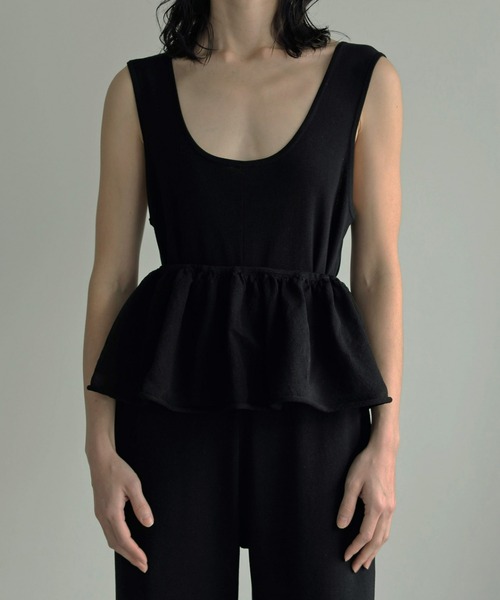 anuke（アンヌーク）の「Curler Knit Combinaison（つなぎ 