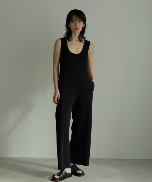 anuke（アンヌーク）の「Curler Knit Combinaison（つなぎ 