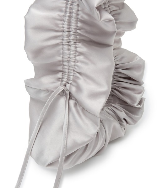 ROPE' PICNIC（ロペピクニック）の「シャーリングフリルショルダーバッグ（ショルダーバッグ・レディース・キナリ/ブラック系その他/グレー/ブラック・FREE）」の11枚目の写真