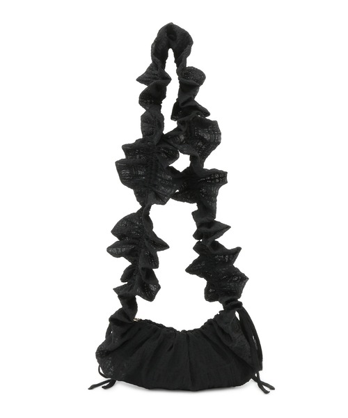 ROPE' PICNIC（ロペピクニック）の「シャーリングフリルショルダーバッグ（ショルダーバッグ・レディース・キナリ/ブラック系その他/グレー/ブラック・FREE）」の15枚目の写真