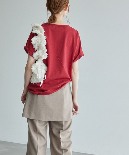 ROPE' PICNIC（ロペピクニック）の「シャーリングフリルショルダーバッグ（ショルダーバッグ・レディース・キナリ/ブラック系その他/グレー/ブラック・FREE）」の19枚目の写真