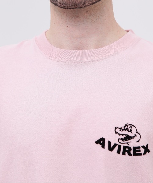 AVIREX(アヴィレックス)の「《WEB&DEPOT限定》USS FORT SNELLING T-SHIRT / USS フォートスネリング Tシャツ / AVIREX / アヴィレックス(Tシャツ/カットソー・メンズ・サックスブルー/オリーブ/ホワイト/ブラック/ピンク/レモンイエロー/オリーブ系・MEDIUM/XX-LARGE/X-LARGE/LARGE/F)」の21枚目の写真