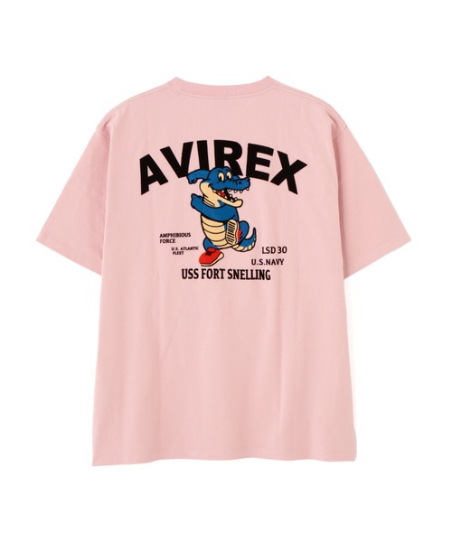 【AVIREX】アヴィレックス USS FORT SNELLING T-SHIRT/送料込 WEB&DEPOT限定》USS FORT SNELLING LONGSLEEVE T-SHIRT | AVIREX