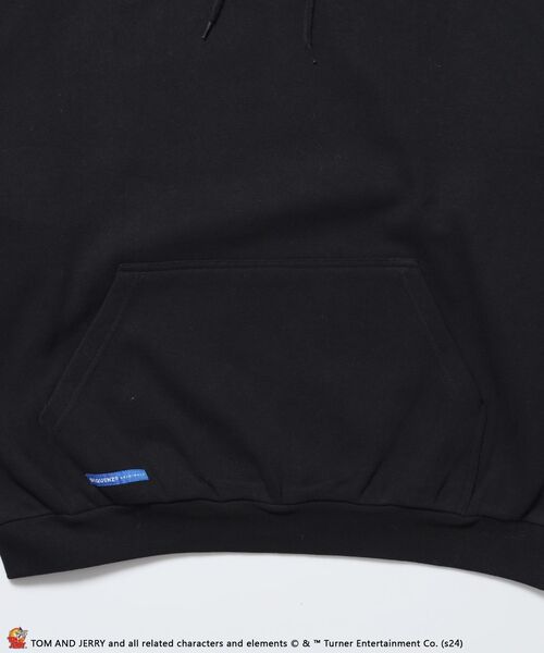 【セール】【SEQUENZ（シークエンズ）】TJ FUNNY FUNNY P/K / ワンポイント オーバーサイズ 刺繍 ストリート スケーター 裏起毛（パーカー）｜TOM&JERRY（トムアンドジェリー）