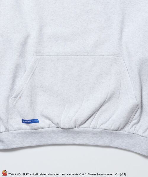 【セール】【SEQUENZ（シークエンズ）】TJ FUNNY FUNNY P/K / ワンポイント オーバーサイズ 刺繍 ストリート スケーター 裏起毛（パーカー）｜TOM&JERRY（トムアンドジェリー）