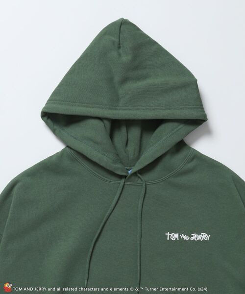 【セール】【SEQUENZ（シークエンズ）】TJ FUNNY FUNNY P/K / ワンポイント オーバーサイズ 刺繍 ストリート スケーター 裏起毛（パーカー）｜TOM&JERRY（トムアンドジェリー）
