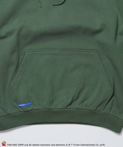 【セール】【SEQUENZ（シークエンズ）】TJ FUNNY FUNNY P/K / ワンポイント オーバーサイズ 刺繍 ストリート スケーター 裏起毛（パーカー）｜TOM&JERRY（トムアンドジェリー）