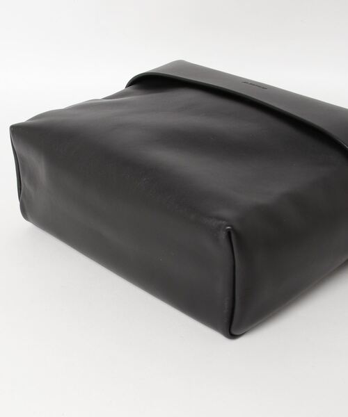 JIL SANDER 22AW LID CROSSBODY ブラック JIL SANDER（ジルサンダー）の「JIL SANDER LID CROSSBODY