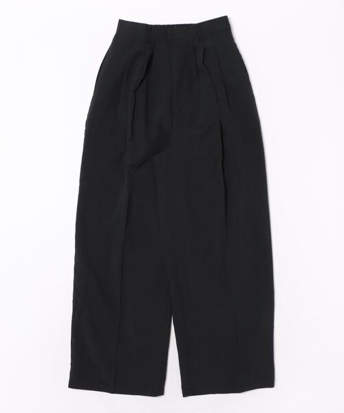 esutoreja(エストレジャ)の「ハイウエストタックワイドパンツ(その他パンツ・レディース・ベージュ/ブラック/ブラウン・FREE)」の5枚目の写真