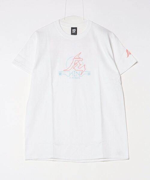 Mag.(マグ)の「【KINJAZ】Graphic T(Tシャツ/カットソー・メンズ・ホワイト/オリーブ・LARGE/MEDIUM)」の2枚目の写真