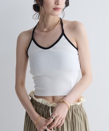 MERLOT | パイピングホルターネックキャミソール(キャミソール)