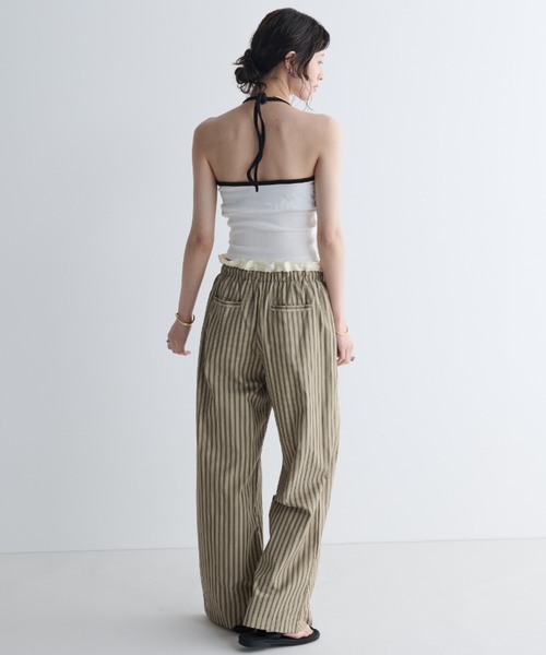 MERLOT（メルロー）の「パイピングホルターネックキャミソール（キャミソール・レディース・ホワイト/イエロー/パープル・FREE）」の11枚目の写真