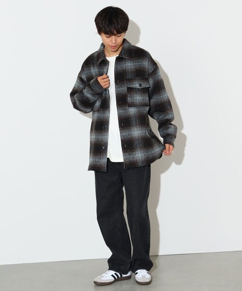 BEAMS HEART(ビームスハート)の「シャギーチェック CPO シャツ(シャツ/ブラウス・メンズ・イエロー系その他5/ブルー系その他・SMALL/MEDIUM/LARGE)」の8枚目の写真